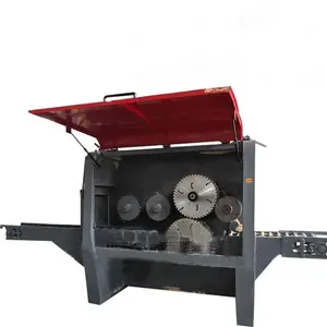 Multi Blades wood log rip saw machine round wood cutter tree cutting machine