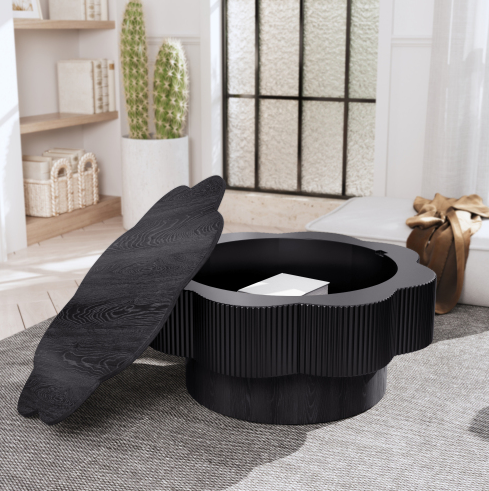 Black + MDF + Primary Living Space