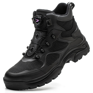 Zapatos de Seguridad con Botón Giratorio para Hombre, Zapatillas de Trabajo Indestructibles, Zapatos de Protección Antipinchazos, Botas de Trabajo con Puntera de Acero - Product Image 5