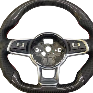 พวงมาลัยคาร์บอนไฟเบอร์สำหรับรถสปอร์ต เหมาะสำหรับรถยนต์ <span class=keywords><strong>Volkswagen</strong></span> Golf 6/7 รุ่น R Series, Passat B8 Mk7/Mk8, Arteon/CC, <span class=keywords><strong>Jetta</strong></span> และรุ่นอื่นๆ - Product Image 6