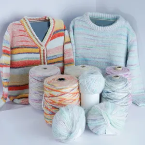 Bán Ấm Sợi Cho Phần Pha Trộn Máy Bay Phản Lực Sợi Cho Crochet Áo Len Khăn Choàng Vớ Sợi Cho Dệt Kim