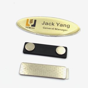 Magneti per Badge con Potente Magnete al Neodimio, Adesivo 3M sul Lato Anteriore, Porta Badge Magnetici - Product Image 5
