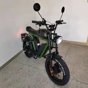 Vélo électrique à double moteur 2000W, <span class=keywords><strong>triple</strong></span> batterie 52V, 70Ah, suspension complète, frein hydraulique, pneu à longue portée, cadre en aluminium - Product Image 4