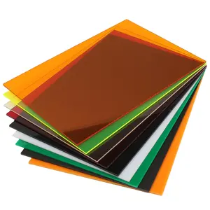 Lámina acrílica fundida de plexiglás, placas acrílicas para impresión de diferentes colores o transparentes de 4x8 pies, 2mm, 3mm y 4mm, gran oferta