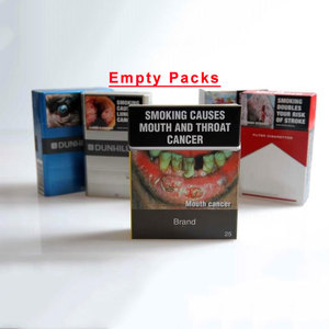 Scatole Ecologiche in Carta per Pacchetti di Sigarette da 10 e 20, Confezioni Standard Neutre per Tabacco e Fumo - Product Image 1