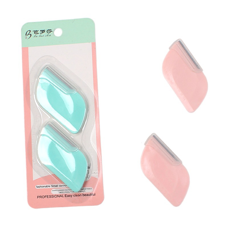 Мини-нож для бритья бровей PILATEN, 2 упаковки, безопасный острый нож для бритья бровей для новичков, портативный инструмент для бритья бровей