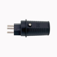 ZNPON Prise SWISS étanche IP55 pour prise J, 16A 250V ~ P135S-1