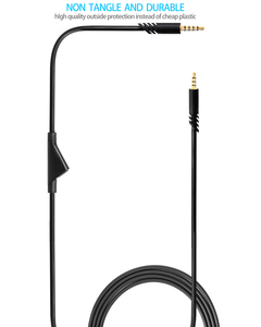 <span class=keywords><strong>Rallonge</strong></span> <span class=keywords><strong>de</strong></span> câble audio TPE <span class=keywords><strong>de</strong></span> remplacement avec contrôle du volume <span class=keywords><strong>de</strong></span> la fonction muette pour les casques <span class=keywords><strong>de</strong></span> jeu Logitech Astro A10 A40 A40TR - Product Image 3