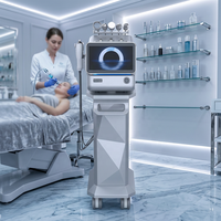 Produsen Mesin Kecantikan Wajah Label Pribadi NewFace, Mesin Facial Hydro Dermabrasi 8 in 1, Pabrik Mesin Facial Gelembung Kecil