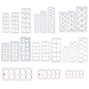 Geometrische Multi cutter Square Hexagon Kuchen Fondant Cutter Keks Aus stecher - Product Image 6