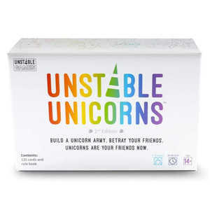 Unstable Unicorns pour enfants, jeu de société, jeu de cartes de stratégie, pour les âges de 7 à 14 ans, jouet interactif, emballage en boîte de couleur - Product Image 2