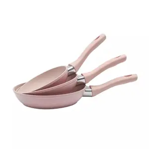 Verkopen Goed Ei Omelet Pan Mini 12/14/16Cm Non-Stick Koekenpan Marmeren Coating Platte Bak Gesmede Aluminium Anti-Aanbak Koekenpan