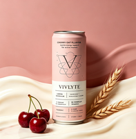 Boisson énergétique personnalisée à faible teneur en sodium, sans sucre, sans caféine, enrichie en vitamine C, taurine, complexe B, saveur citron et rose, pour femmes.