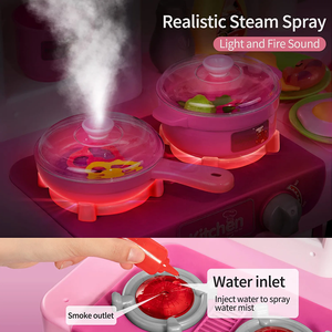 DWI Dowellin jouets de <span class=keywords><strong>cuisine</strong></span> jouets de <span class=keywords><strong>cuisine</strong></span> semblant jouer nourriture pour les tout-petits en plein air semblant jouer <span class=keywords><strong>jouet</strong></span> enfants jouer <span class=keywords><strong>cuisine</strong></span> pour fille - Product Image 4
