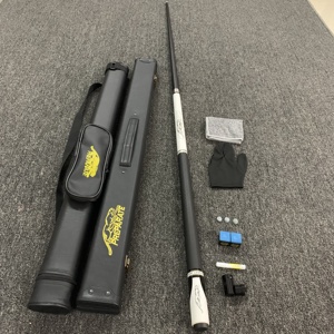 Taco <span class=keywords><strong>de</strong></span> <span class=keywords><strong>Billar</strong></span> Profesional <span class=keywords><strong>de</strong></span> Dos Piezas, Estilo Chino, Negro Universo, Acero Inoxidable, Arce Ojo <span class=keywords><strong>de</strong></span> Pájaro, Gráfico <span class=keywords><strong>de</strong></span> Leopardo, Carbono - Product Image 1