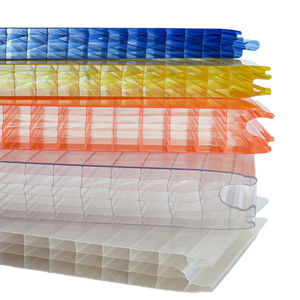 Panneaux en <span class=keywords><strong>polycarbonate</strong></span> à motif de prise d'installation facile de 3 à 30mm <span class=keywords><strong>Plaque</strong></span> de gousset en U pour toiture - Product Image 1