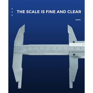 Calibro a Corsoio con Ganasce Estese per Ampia Gamma di Misurazioni 0-600mm in Acciaio Inossidabile per Correzione Ossea - Product Image 1