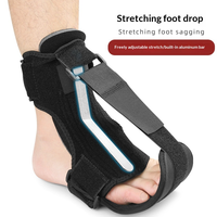 Support de cheville en néoprène respirant avec plaque de maintien, ceinture extensible antidérapante, pression réglable, fermeture auto-agrippante pour usage sportif