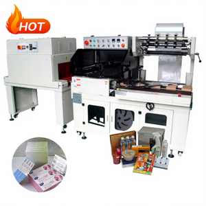 เครื่องห่อฟิล์มพลาสติกแบบกึ่งอัตโนมัติพร้อม PLC และมอเตอร์ สำหรับบรรจุภัณฑ์อาหาร เครื่องดื่ม สินค้าอุปโภคบริโภค และสารเคมี - Product Image 1