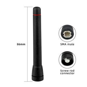<span class=keywords><strong>Antenne</strong></span> de talkie-walkie 6288 FS-R21 9CM petite 400-470MHz UHF avec connecteur mâle SMA 433MHz, gain 5dBi, polarisation verticale - Product Image 4