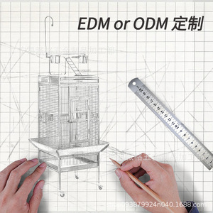 กรงนกขนาดใหญ่สามชั้นกรงเลี้ยงนกแก้วหกช่องเพาะพันธุ์พระซวนขนาดใหญ่ - Product Image 3