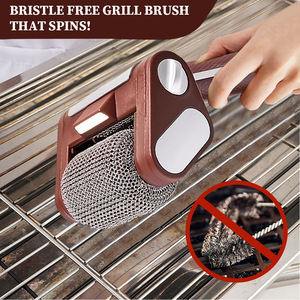 Cepillo Limpiador de Rodillos de Acero Inoxidable al por Mayor con Cabezales Reemplazables y Luz, Herramientas de Limpieza para el Hogar - Product Image 6