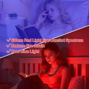 Lámpara <span class=keywords><strong>de</strong></span> Lectura LED Recargable, Regulable, Portátil, con Luz Roja <span class=keywords><strong>para</strong></span> el Cuello, Ideal <span class=keywords><strong>para</strong></span> <span class=keywords><strong>Leer</strong></span>, Manualidades, Tejer y Crochet por la <span class=keywords><strong>Noche</strong></span>, Regalo Ideal - Product Image 3