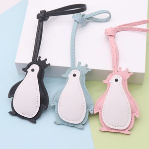 حقيبة على شكل البطريق قلادة سحر بو الجلود حقيبة يد شنقا الديكور جميل كيشين كيشين الهدايا الشعبية الساحرة - Product Image 3