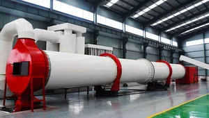 Wood Particles Drying Equipment Rotary Drum Sawdust Dryer