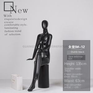 衣料品店のディスプレイマネキンのための真新しい女性マネキン全身ブラックレディマネキン - Product Image 5