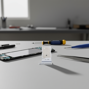 Tiroir pour carte SIM pour Samsung Galaxy S22 Plus 5G S906B Argent - Product Image 3