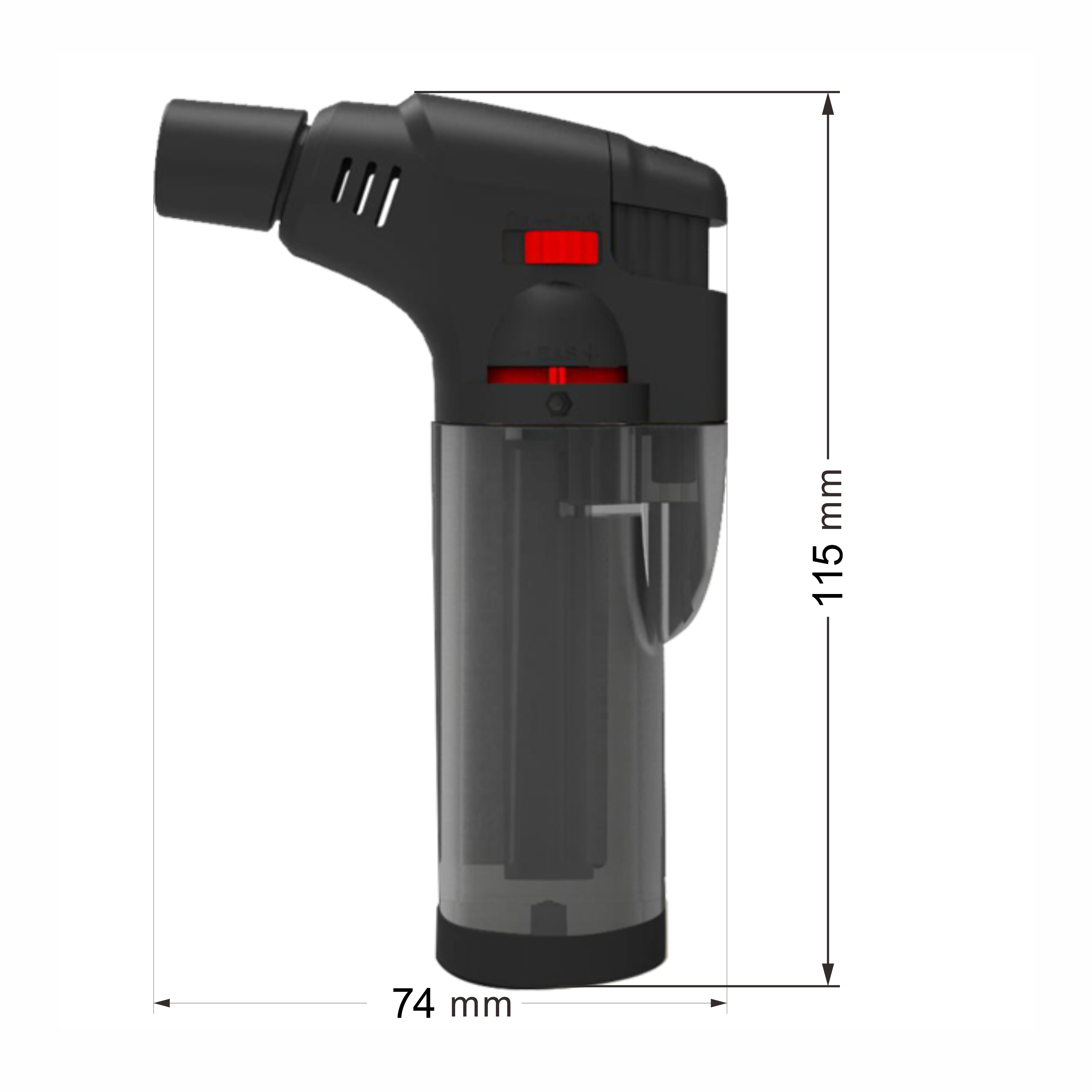 ZENGAZ ZT-77 Utility Torch Lighter - Perfect for BBQ