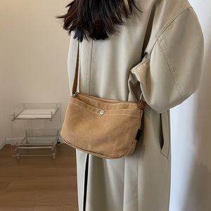 Wholesale Minimalist Fashion <strong>Messenger</strong> Bag Casual Mini Lightweight Canvas Crossbody Bag <strong>with</strong> Adjustable <strong>Shoulder</strong> <strong>Strap</strong> - Product Image 5