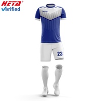 Nuevo Modelo de Camiseta de Fútbol Sublimada de Manga Corta con Estampado de Calidad Tailandesa, Jersey de Fútbol Personalizado