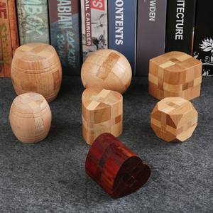 Rompecabezas de madera maciza Luban Lock, bola mágica, juguete para niños, juego de inteligencia educativo - Product Image 3