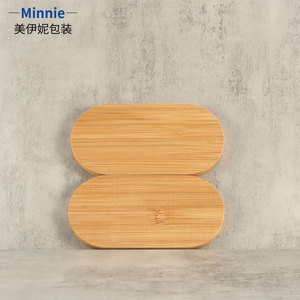 Bandeja de Almacenamiento Ovalada de Bambú Minnie, 10 mm de Grosor, Sin Acabado, Embalaje General - Product Image 1