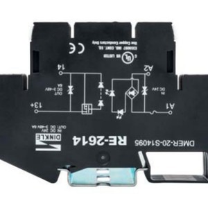 Relé Dinkle Re-2614, CC 24V Entrada, 3-48V Salida, 6A, Miniatura, Electromagnético, Uso General - Product Image 5