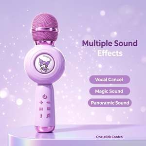 Micrófono Inalámbrico para Karaoke, Altavoz Portátil para Cantar, Micrófono de Condensador, Tarjeta TF, Sonido Mágico para Fiestas Familiares - Product Image 3