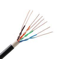 Ekspor India kualitas tinggi Cat5 Cat6 Cat6a Cat7 Cat8 tembaga murni/CCA/HCCA kabel Lan jaringan 305M tes Pass dari produsen