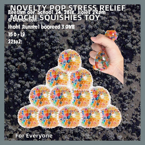 2026 Hot Sale Novelty Pop Stress Relief Toys Mochi <b>Squishies</b> Mini Toy Party Favors Anxiety Squeeze Toys Made Latex MOCO 14+ - Product Image 2
