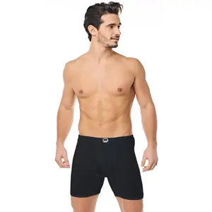 Passion Men's Long Johns Black XL Ropa de invierno térmica y transpirable de lana suave y delgada de talla grande - Product Image 1