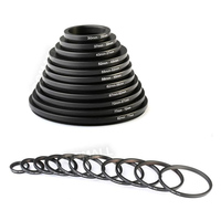 Filtre d'objectif de caméra Anneaux d'adaptation en métal Matériau en aluminium Support de bague d'adaptation abaisseur de filtre