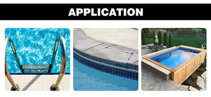 WBG Kit de réparation facile pour piscine et spa, mastic époxy pour réparer les fissures et les fuites sous l'eau ou en surface - Product Image 5