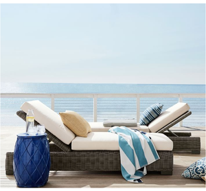 Chaise longue <span class=keywords><strong>de</strong></span> <span class=keywords><strong>jardin</strong></span> classique en résine tressée d'extérieur - Product Image 6
