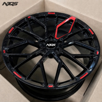 Velg Kustom NJQS Laris Manis Ukuran 18 19 20 21 22 23 24, Cocok untuk Mobil Penumpang Audi, BMW, Benz, Zeekr, Roda Tempa