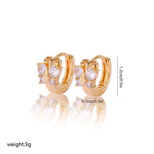 Boucles d'oreilles papillon en zircon AAA+ tendance de CM <span class=keywords><strong>YIM</strong></span> Jewelry pour mariages et fiançailles – Le bijou préféré des femmes - Product Image 4