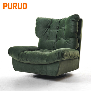 Sillón Individual <span class=keywords><strong>Vintage</strong></span> de Respaldo Alto, Personalizado, de Alta Gama, para Vestíbulo de Hotel, Tapizado en Terciopelo, con Respaldo Curvo y Brazos con Diseño de Cabeza de Tigre - Product Image 4