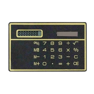 <span class=keywords><strong>Calculatrice</strong></span> d'énergie solaire ultra mince de chiffre avec la mini <span class=keywords><strong>calculatrice</strong></span> portative de conception de carte de crédit d'écran tactile - Product Image 2