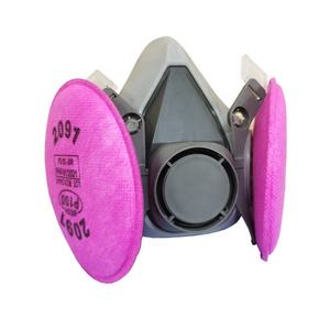 OEM अनुकूलन डबल टैंक रासायनिक सुरक्षात्मक आधा चेहरा गैस श्वासयंत्र 6200 - Product Image 2