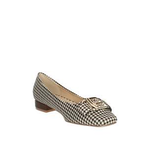 Ballerines pour femmes Laura Biagiotti, taille 38, motif pied-de-poule marron, chaussures plates - Product Image 5